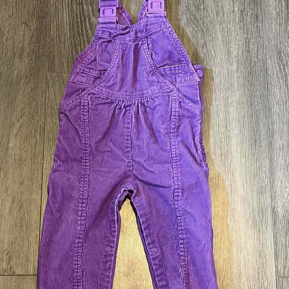 First Impressions Kids' Purple Dungarees-overalls